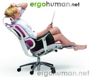 Mirus Office Chair with Leg Rest